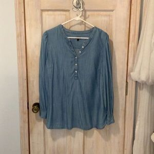Talbots Classic Denim Shirt